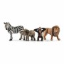 Figurines d'animaux Schleich 42387 Wild Life: Safari 4 Pièces Plastique: Plus de 300.000 produits de grandes marques en vente di