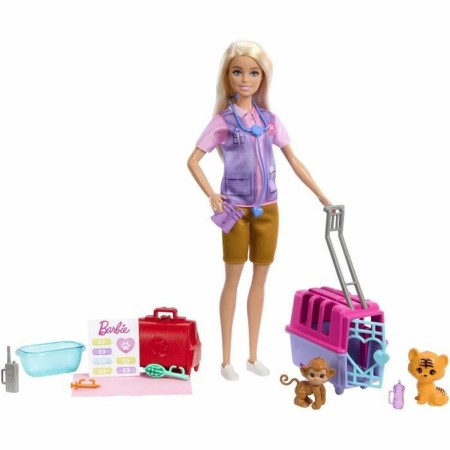 Poupée Barbie SAUVETEUSE D'ANIMAUX: Plus de 300.000 produits de grandes marques en vente directe à prix usine sur cadeaufou.com.