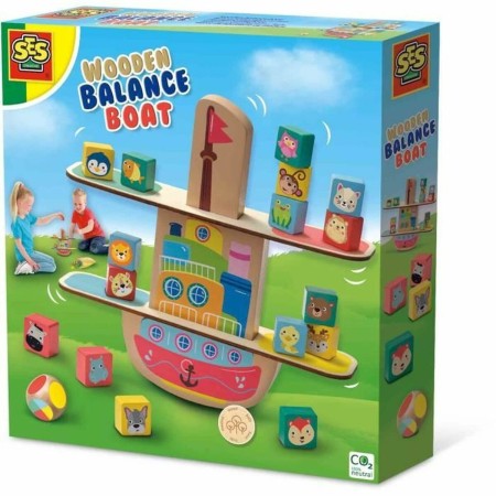 Jouet Educatif SES Creative Wooden balance boat: Plus de 300.000 produits de grandes marques en vente directe à prix usine sur c