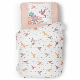Parure de couette Roupillon Birdie 140 x 200 cm Rose 2 Pièces: Plus de 300.000 produits de grandes marques en vente directe à pr