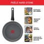 Poêle Tefal D4560432 Gris: Plus de 300.000 produits de grandes marques en vente directe à prix usine sur cadeaufou.com. Label bo