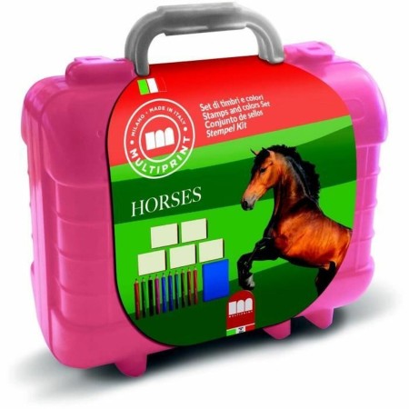 Timbres Multiprint HORSES: Plus de 300.000 produits de grandes marques en vente directe à prix usine sur cadeaufou.com. Label bo
