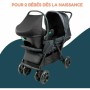 Poussette pour bébé Bambisol Noir: Plus de 300.000 produits de grandes marques en vente directe à prix usine sur cadeaufou.com. 