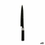 Couteau de cuisine Kinvara KT11-5604M02 Noir Argenté Acier inoxydable Plastique 3,5 x 33,3 x 2,2 cm Marbre (12 Unités): Plus de 