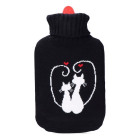 Bouillotte EDM 76779 Noir Noir/Blanc Laine 2 L: Plus de 300.000 produits de grandes marques en vente directe à prix usine sur ca