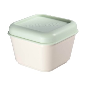 Panier-repas carré avec couvercle Milan Vert 330 ml 12 x 10 x 7 cm Plastique (1 Unité): Plus de 300.000 produits de grandes marq