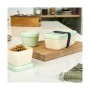 Panier-repas carré avec couvercle Milan Vert 330 ml 12 x 10 x 7 cm Plastique (1 Unité): Plus de 300.000 produits de grandes marq