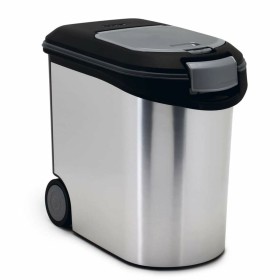 Boîte métallique d'aliments pour chiens Curver Argenté polypropylène 35 L 12 kg: Plus de 300.000 produits de grandes marques en 
