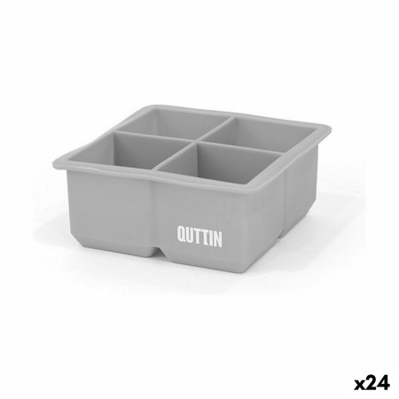 Moule à glaçons Quttin Flexible Silicone 10,5 x 10,5 x 5 cm (24 Unités): Plus de 300.000 produits de grandes marques en vente di