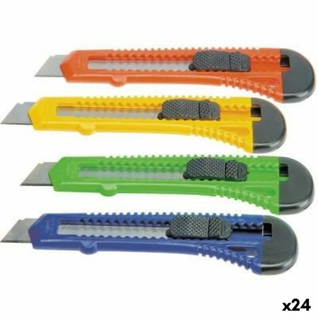 Cutter Bat 18 mm Multicouleur (24 Unités): Plus de 300.000 produits de grandes marques en vente directe à prix usine sur cadeauf
