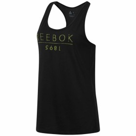 Maillot de Corps sans Manches pour Femme Reebok 1895 Race Noir: Plus de 300.000 produits de grandes marques en vente directe à p