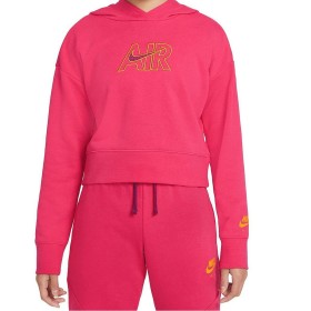 Sweat-shirt à capuche fille CROP HOODIE Nike DM8372 666 Rose: Plus de 300.000 produits de grandes marques en vente directe à 