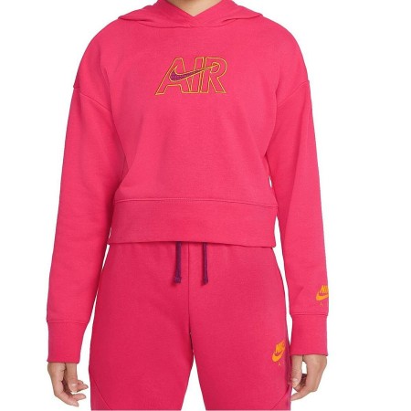 Sweat-shirt à capuche fille CROP HOODIE Nike DM8372 666 Rose: Plus de 300.000 produits de grandes marques en vente directe à 