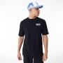 T-shirt à manches courtes homme New Era WORDMARK OS TEE NEYYAN 60435524 Noir: Plus de 300.000 produits de grandes marques en v