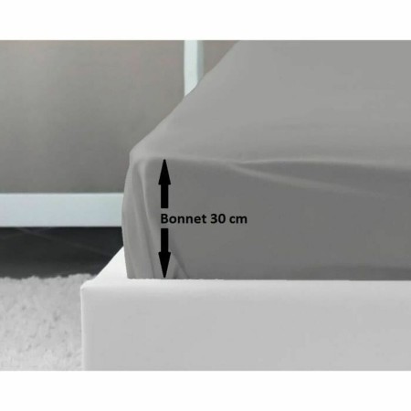Drap housse Lovely Home Gris clair (160 x 200): Plus de 300.000 produits de grandes marques en vente directe à prix usine sur ca