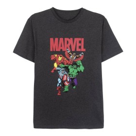 T-shirt à manches courtes homme Marvel Gris Gris foncé Adultes: Plus de 300.000 produits de grandes marques en vente directe à p