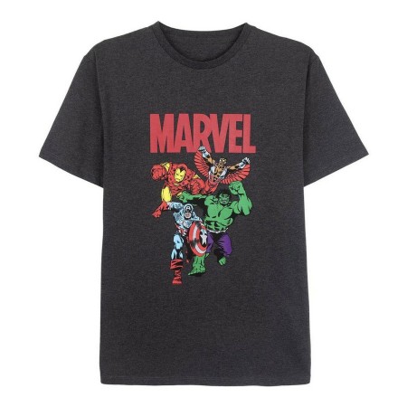 T-shirt à manches courtes homme Marvel Gris Gris foncé Adultes: Plus de 300.000 produits de grandes marques en vente directe à p