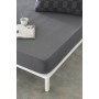 Drap housse Naturals ELBA Gris foncé 150 x 200 (Gran lit 2 persones): Plus de 300.000 produits de grandes marques en vente direc