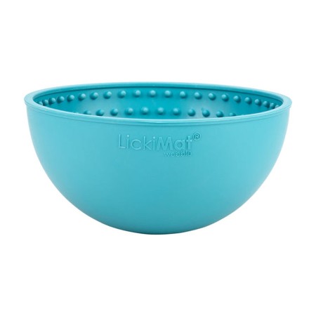 Mangeoire pour chiens Lickimat Wobble Turquoise Caoutchouc: Plus de 300.000 produits de grandes marques en vente directe à prix 