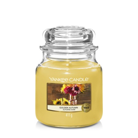 Bougie Parfumée Yankee Candle Golden Autumn 411 g: Plus de 300.000 produits de grandes marques en vente directe à prix usine sur