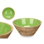 Bol GiftDecor MALI-701 G Vert Émail Bois de manguier 24,3 x 10,5 x 24,3 cm (6 Unités): Plus de 300.000 produits de grandes marqu