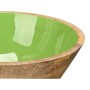 Bol GiftDecor MALI-701 G Vert Émail Bois de manguier 24,3 x 10,5 x 24,3 cm (6 Unités): Plus de 300.000 produits de grandes marqu