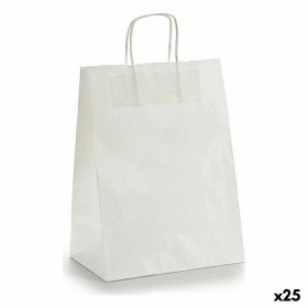 Sac en papier Pincello 24312 Blanc 24 x 12 x 40 cm (25 Unités): Plus de 300.000 produits de grandes marques en vente directe à p