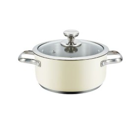 Casserole avec Couvercle Haeger PA-24H.008A Beige Ø 24 cm: Plus de 300.000 produits de grandes marques en vente directe à prix u