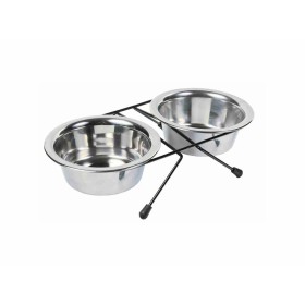 Mangeoire pour chiens Trixie Acier inoxydable Double: Plus de 300.000 produits de grandes marques en vente directe à prix usine 