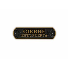 Plaque Magnet & Steel Cierre esta puerta 24 x 7,2 cm: Plus de 300.000 produits de grandes marques en vente directe à prix usine 