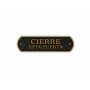 Plaque Magnet & Steel Cierre esta puerta 24 x 7,2 cm: Plus de 300.000 produits de grandes marques en vente directe à prix usine 