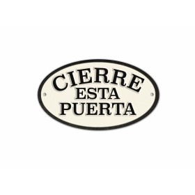 Plaque Magnet & Steel Cierre esta Puerta 16,3 x 9,5 cm: Plus de 300.000 produits de grandes marques en vente directe à prix usin