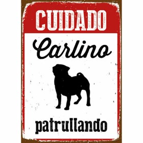 Plaque Magnet & Steel Cuidado Carlino Patrullando 14,8 x 21 cm: Plus de 300.000 produits de grandes marques en vente directe à p