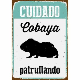 Plaque Magnet & Steel Cuidado Cobaya Patrullando 14,8 x 21 cm: Plus de 300.000 produits de grandes marques en vente directe à pr