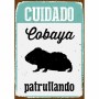 Plaque Magnet & Steel Cuidado Cobaya Patrullando 14,8 x 21 cm: Plus de 300.000 produits de grandes marques en vente directe à pr