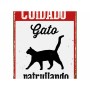 Plaque Magnet & Steel [Cuidado Gato Patrullando] 14,8 x 21 cm: Plus de 300.000 produits de grandes marques en vente directe à pr