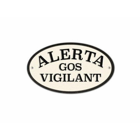 Plaque Magnet & Steel Alerta Gos Vigilant 16,3 x 9,5 cm: Plus de 300.000 produits de grandes marques en vente directe à prix usi