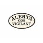 Plaque Magnet & Steel Alerta Gos Vigilant 16,3 x 9,5 cm: Plus de 300.000 produits de grandes marques en vente directe à prix usi