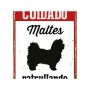 Plaque Magnet & Steel Cuidado Maltés Patrullando 14,8 x 21 cm: Plus de 300.000 produits de grandes marques en vente directe à pr