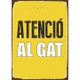 Plaque Magnet & Steel Atenció al Gat 14,8 x 21 cm: Plus de 300.000 produits de grandes marques en vente directe à prix usine sur