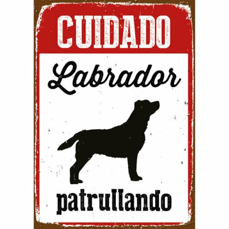 Plaque Magnet & Steel Cuidado Labrador Patrullando 14,8 x 21 cm: Plus de 300.000 produits de grandes marques en vente directe à 