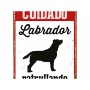 Plaque Magnet & Steel Cuidado Labrador Patrullando 14,8 x 21 cm: Plus de 300.000 produits de grandes marques en vente directe à 