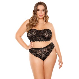 Ensemble de Lingerie Fantasy Lingerie Noir (Queen size): Plus de 300.000 produits de grandes marques en vente directe à prix usi