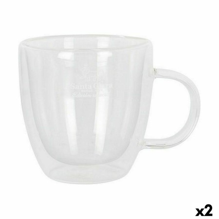 Lot de tasses Santa Clara Verre Borosilicaté 150 ml Thermique 2 Unités (2 Pièces): Plus de 300.000 produits de grandes marques e