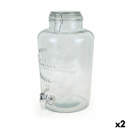 Distributeur de boissons La Mediterránea Robinet verre 8 L (2 Unités): Plus de 300.000 produits de grandes marques en vente dire