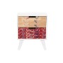 Table de Nuit DKD Home Decor Naturel Blanc Caoutchouc Bordeaux Bois de paulownia 40 x 30 x 48 cm: Plus de 300.000 produits de gr