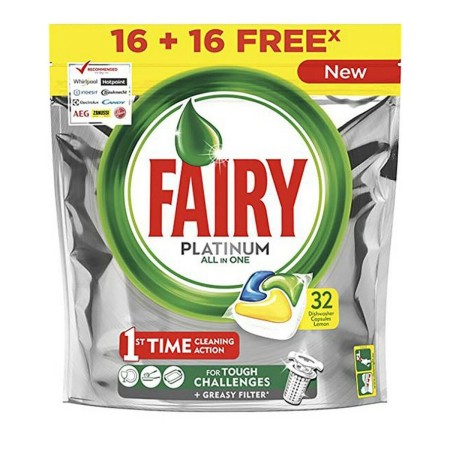 Tablettes pour Lave-vaisselle Fairy All in 1 Platinum Frais (24 Unités): Plus de 300.000 produits de grandes marques en vente di