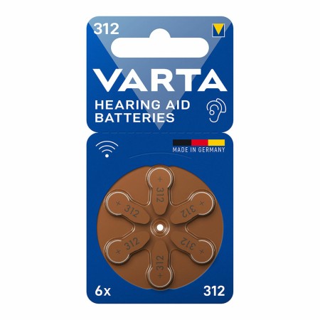 Pile pour aide auditive Varta Hearing Aid 312 PR41 6 Unités: Plus de 300.000 produits de grandes marques en vente directe à prix