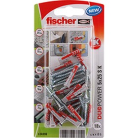 Chevilles et vis Fischer duopower Chevilles et vis 18 Unités (5 x 25 mm): Plus de 300.000 produits de grandes marques en vente d