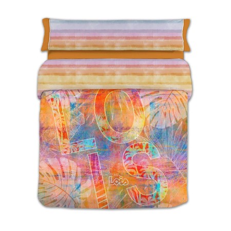 Parure de couette Lois CORSO P. Orange Gran lit 2 persones 240 x 230 cm 4 Pièces: Plus de 300.000 produits de grandes marques en